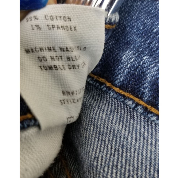 Giled Intent Whiskering Distressed Destroyed Frayed Hem Women's Shorts 25 - Picture 6 of 6